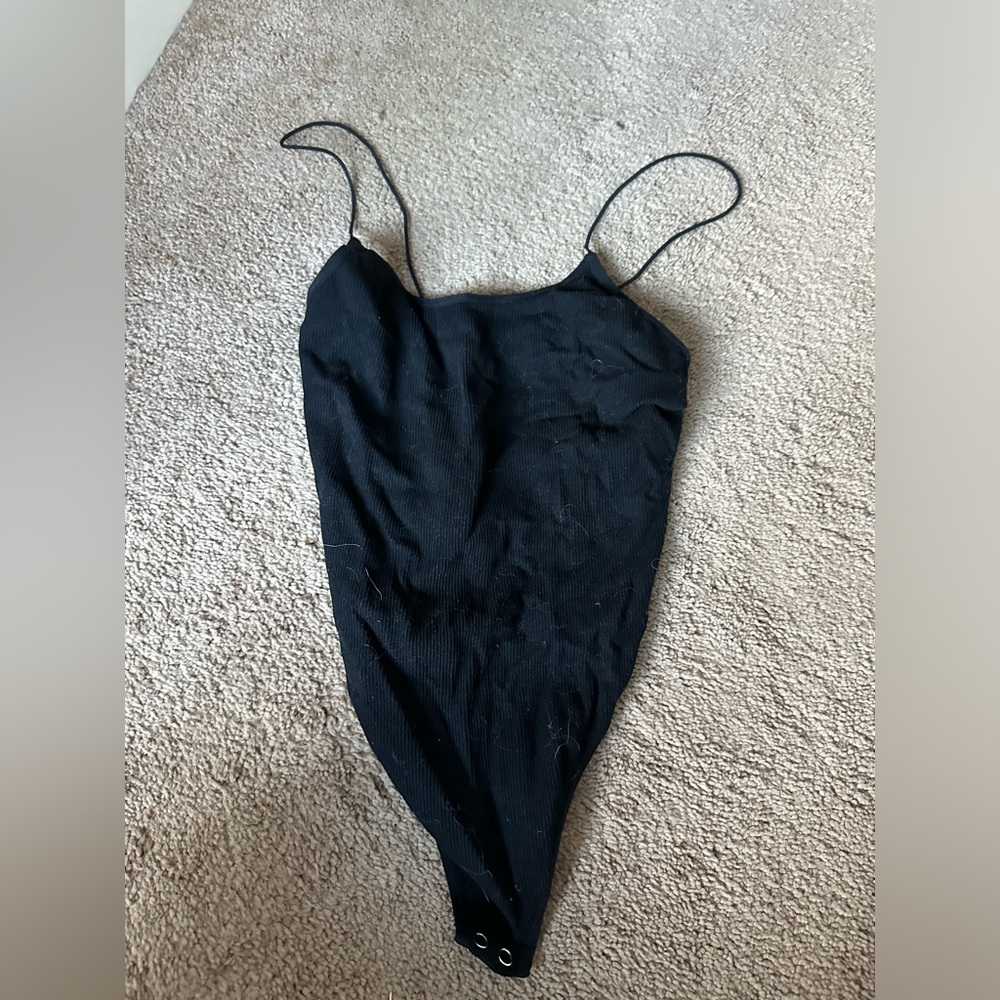 black body suit side small